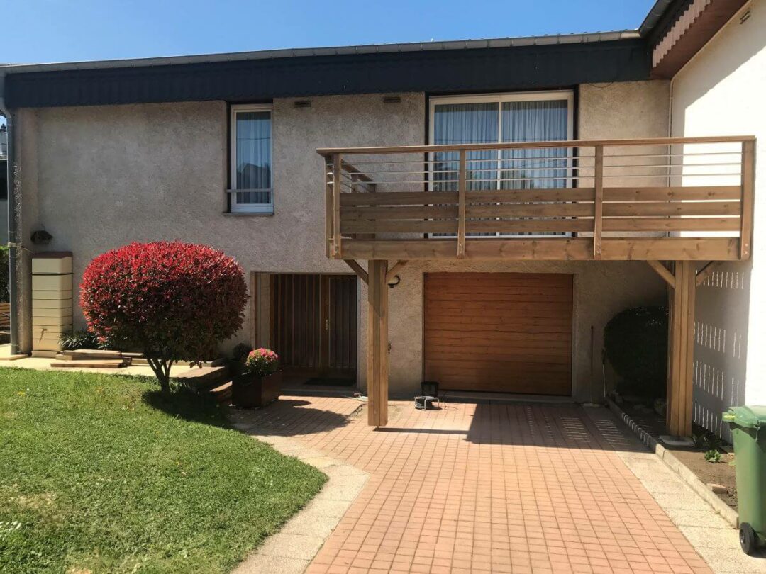 Agrandissement de balcon Seichamps