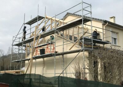 Rehausse de maison à Maizières